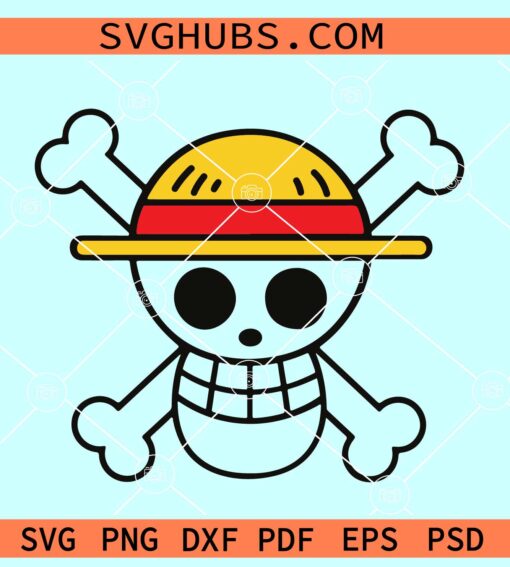 One Piece Straw Hat Pirates SVG, One Piece Logo SVG, One Piece SVG