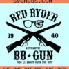 Red Ryder SVG, You'll shoot your eye out svg, A Christmas story svg, Ralphie SVG