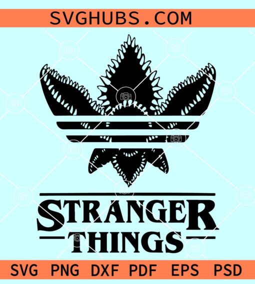 Stranger Things Adidas Logo Svg, Stranger Things svg