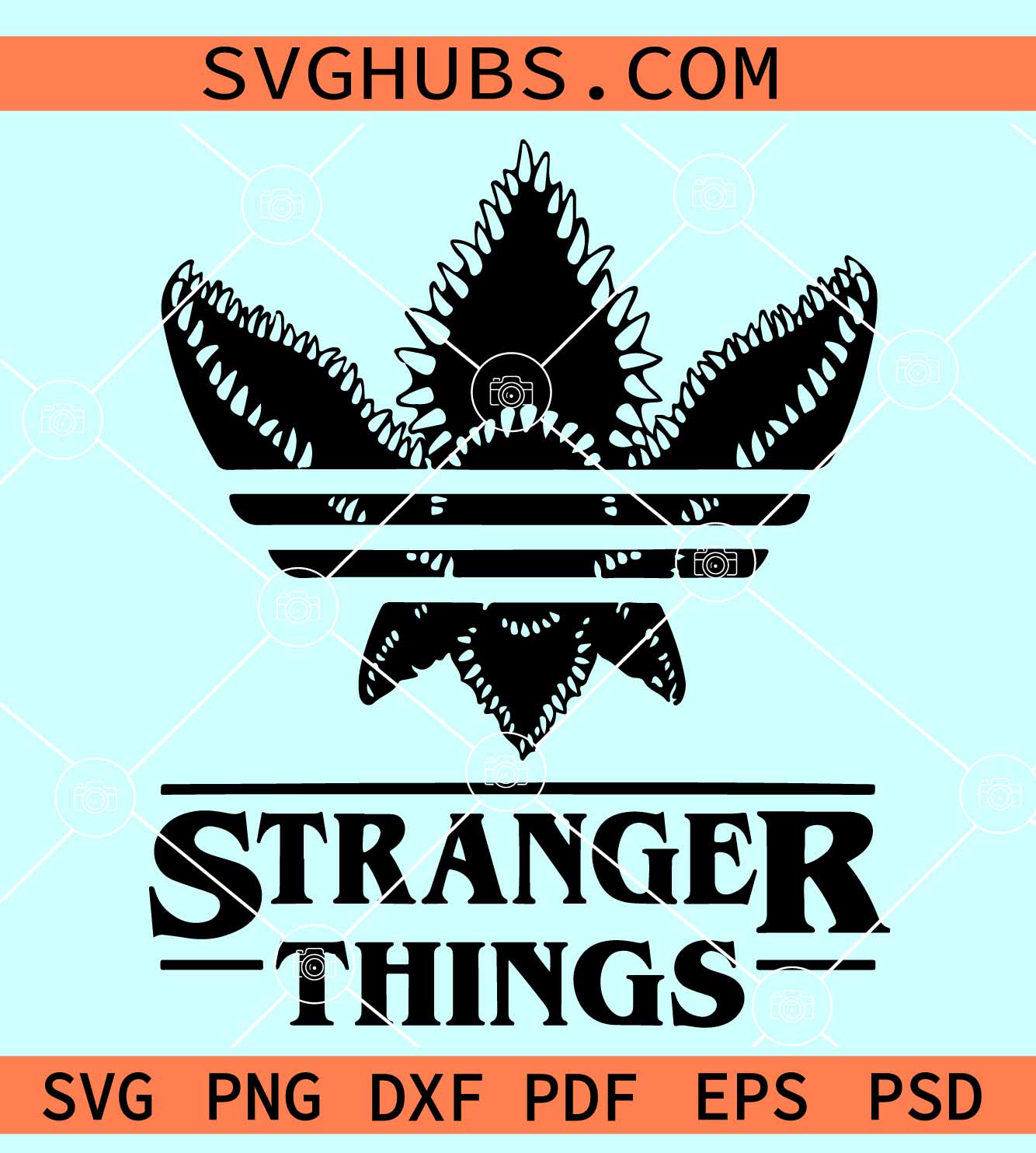 Stranger Things Adidas Logo Svg, Things