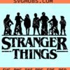 Stranger Things Movies Svg, Stranger Things Silhouette, Stranger Things Upside Down SVG