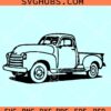 Vintage Pickup SVG, Vintage truck svg, old pickup svg, Farm truck svg