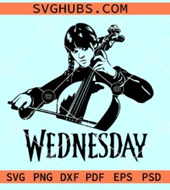 Wednesday SVG, Wednesday Addams SVG, Wednesday Addams Cut Files Clipart Cricut