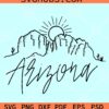 Arizona SVG, Arizona state SVG, Arizona vegetation SVG, Arizona love svg