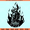 Fire Fighter frame SVG, Firefighter svg, Fireman svg, Fireman SVG