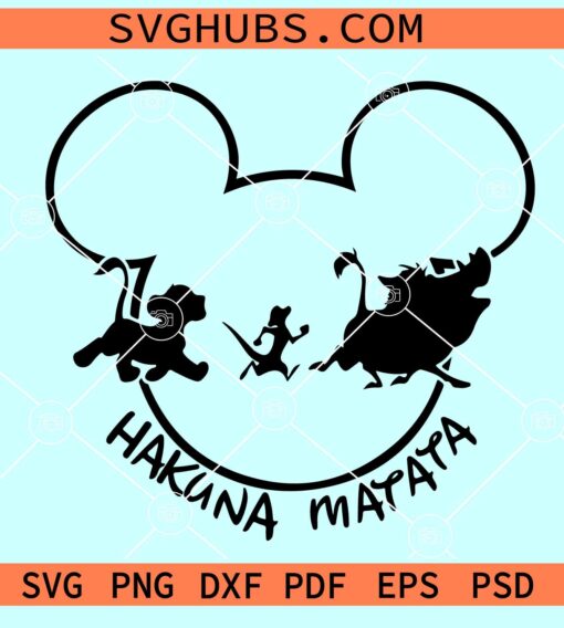 Hakuna Matata SVG, Lions King SVG, Hakuna Matata shirt, Disney shirt svg