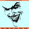 Joker Face SVG, why so serious SVG, Joker mask SVG, Joker Halloween SVG