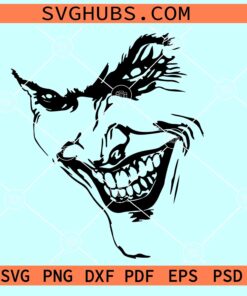 Joker Face SVG, why so serious SVG, Joker mask SVG, Joker Halloween SVG