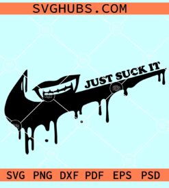 Just Suck it Nike SVG, Nike Halloween SVG, Nike vampire teeth SVG