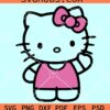 Kawaii Kitty Svg, Kitty svg, Hello Kitty svg, cute kitty svg, kawaii cats clipart