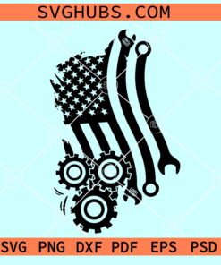 Mechanic American flag SVG, diesel mechanic svg, Mechanic shirt svg