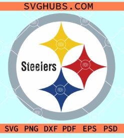 Pittsburgh Steelers logo SVG, Steelers circle logo svg, nfl svg