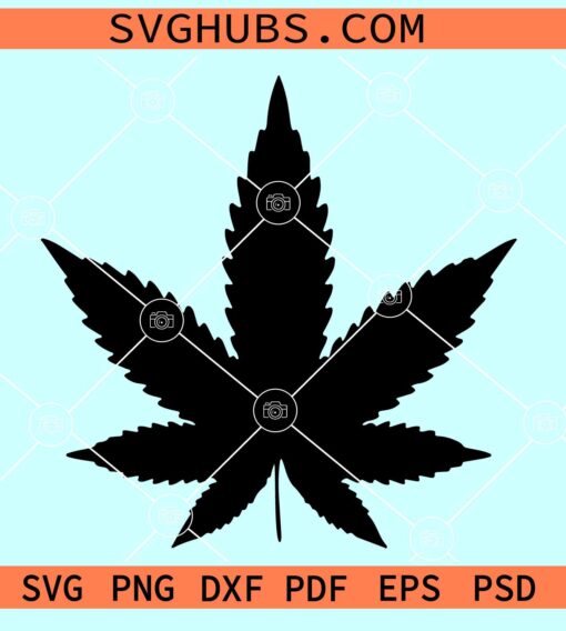 Pot Leaf SVG, marijuana leaf svg, weed leaf svg, Cannabis leaf svg