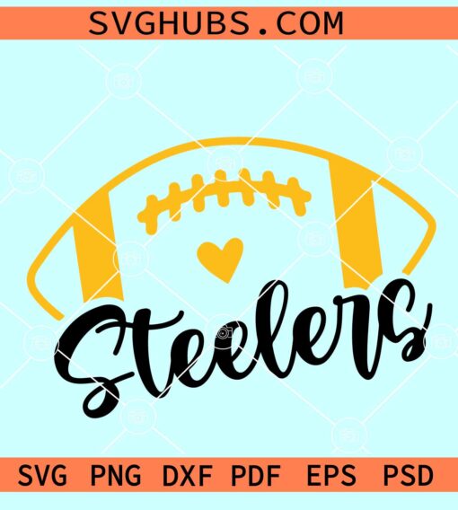 Steelers Football SVG, Go Steelers svg, Pittsburgh Steelers logo SVG, Steelers SVG