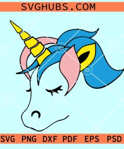 Unicorn head SVG, Unicorn Head Clipart, unicorn svg, unicorn birthday girl svg