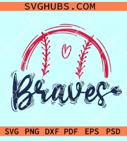 Braves Mascot SVG, Atlanta Braves Baseball SVG, Braves logo Svg