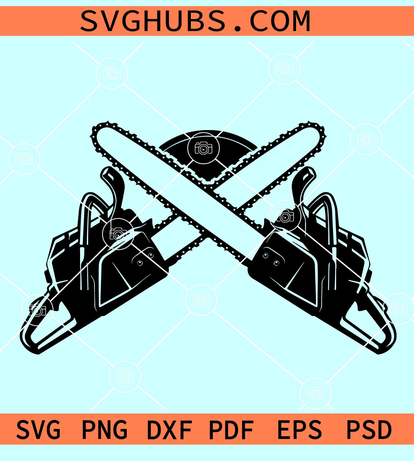 Chainsaw Design SVG PNG DXF EPS PDF