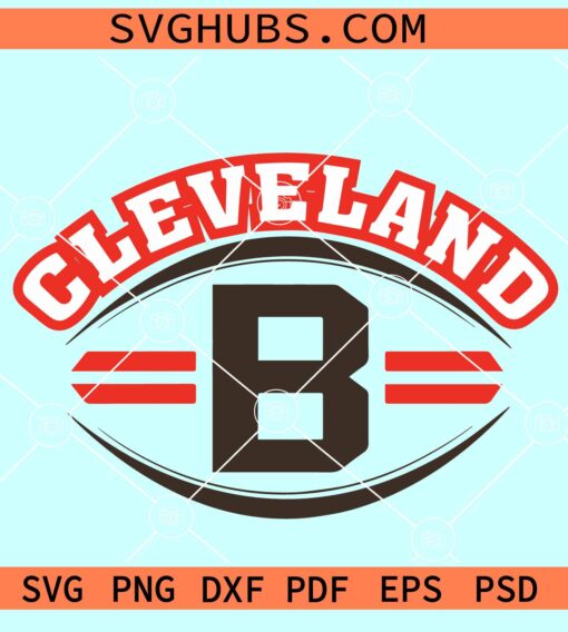 Cleveland Browns Football SVG, Cleveland Browns svg, Cleveland Browns Mascot svg
