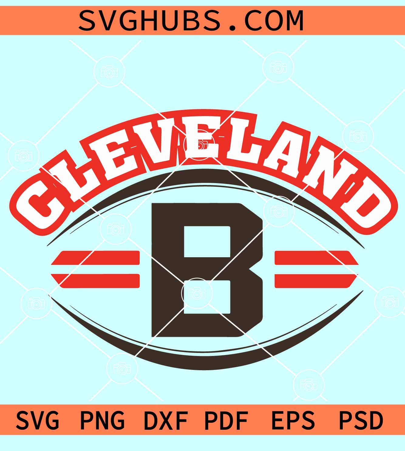 Cleveland Browns Football SVG, Cleveland Browns svg, Cleveland Browns ...