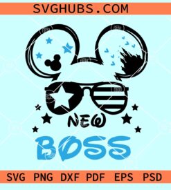 Disney new boss SVG, Disney baby Svg, Newborn SVg, Disney trip SVG