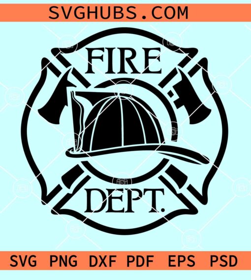 Fire Department logo SVG, Firefighter Department Logo SVG, Fire Rescue Logo SVG