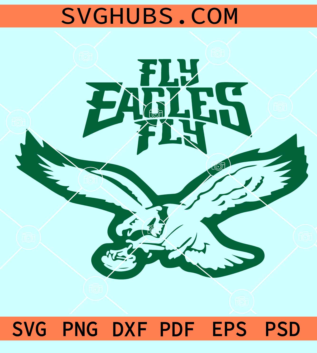 Fly Eagles Fly SVG, Eagles football SVG, Philadelphia Eagles SVG