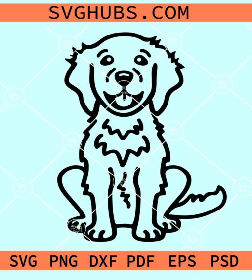 Golden Retriever Dog Svg, dog breed svg, retriever silhouette, Golden Mom Svg