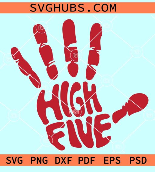 High Five bloody hands SVG, high five SVG, bloody hands SVG