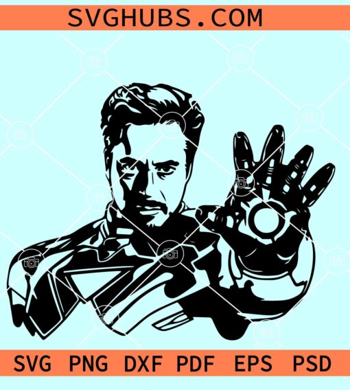 Iron Man SVG file, Iron Man Silhouette Svg, Avengers Svg