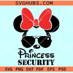 Minnie princess security SVG, Princess Protection SVG, Disney Princess SVG