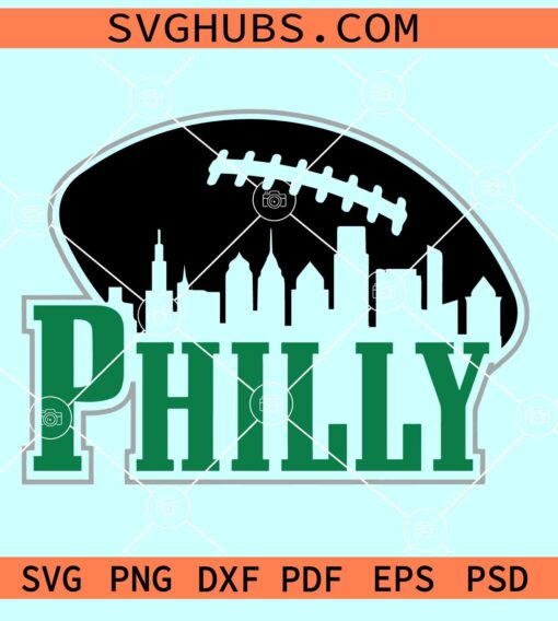 Philly Football SVG, Philadelphia Eagles SVG, Eagles football svg