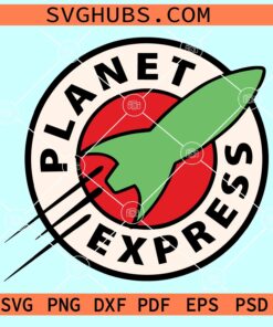 Planet Express SVG, Express logo svg, EPS, Futurama planet svg