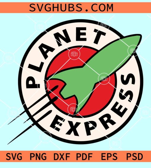 Planet Express SVG, Express logo svg, EPS, Futurama planet svg
