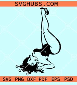 Plus size pin up woman SVG, lus Size Woman clipart svg, Curvy girl svg , Plus Size girl svg