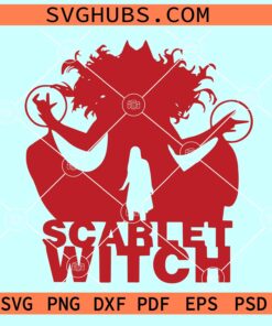 Scarlet Witch SVG, Wanda Vision svg, Marvel Scarlet svg