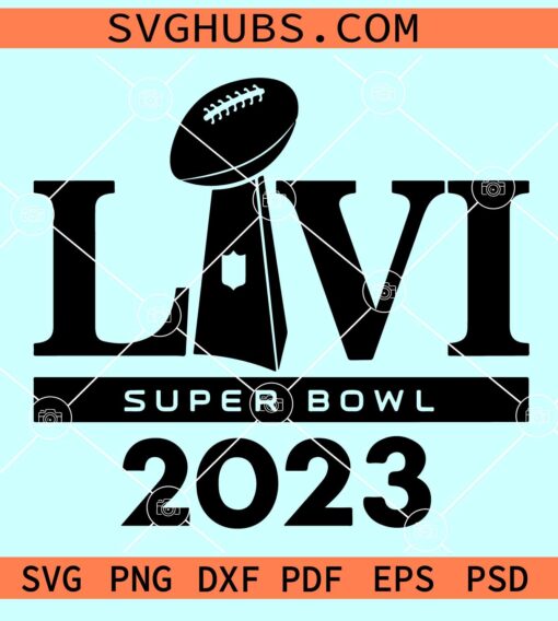 Super bowl 2023 logo SVG, Super Bowl XLVIII svg, Vince Lombardi Trophy SVG