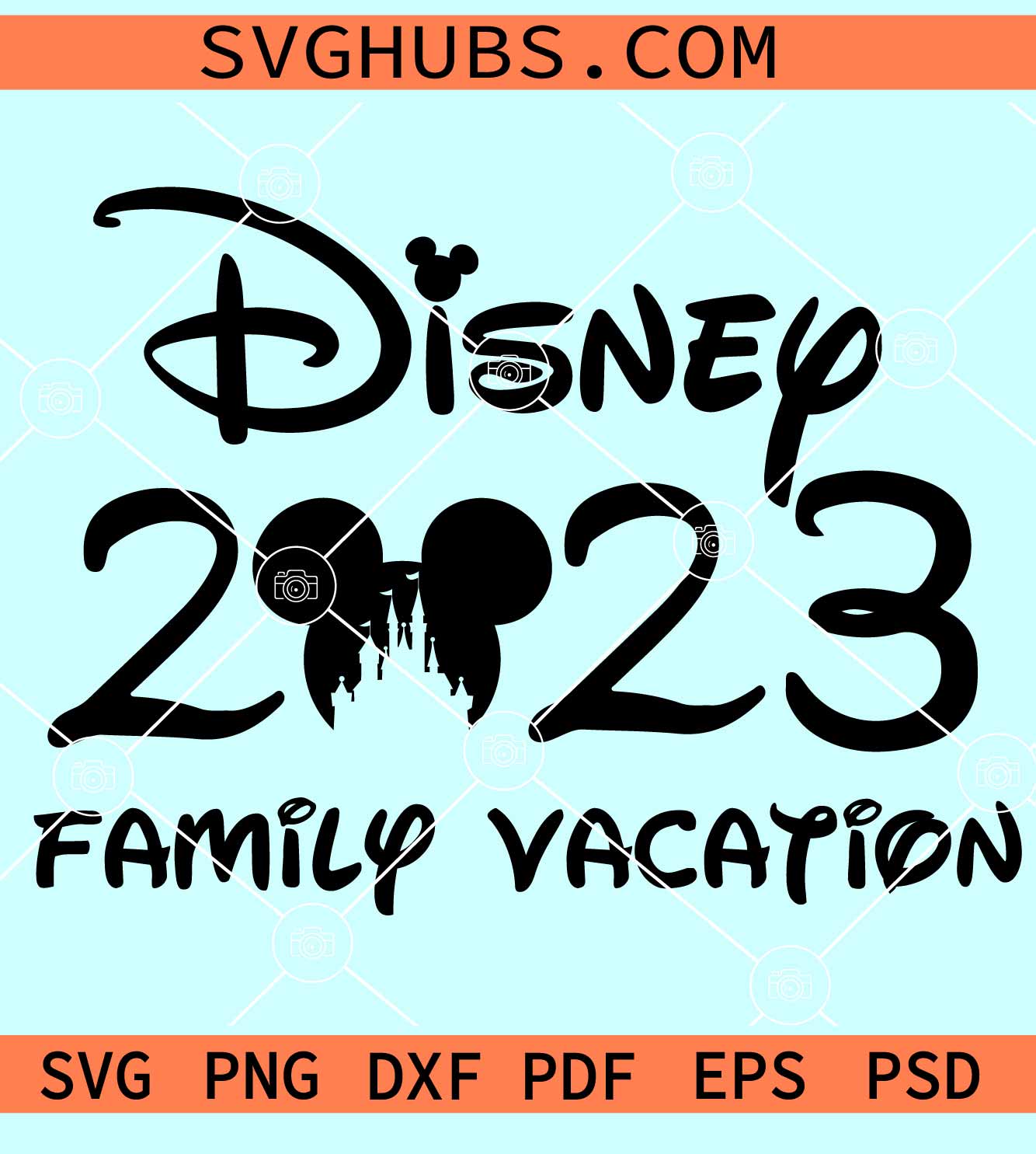 2023 Disney family Vacation SVG, Disney squad 2023 svg, Disney trip