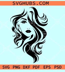 Afro Curly hair SVG, Curly Hair Svg, Afro Hair Svg, Natural Hair Svg, Hair Clipart svg