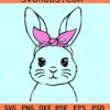 Bunny with bandana SVG, Easter bandana SVG, Easter SVG files