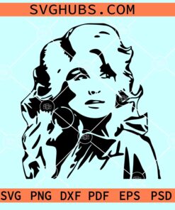 Dolly Parton SVG, Dolly Parton PNG, In Dolly We Trust Svg, Western Svg