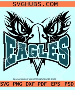 Eagles Mascot SVG, Eagles svg, Football Mascot Svg