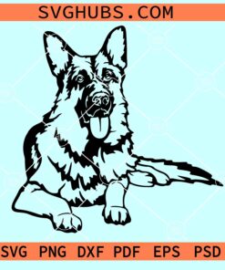 German Shepherd SVG, K9 dog SVG, Dog breed svg, Dog SVG File