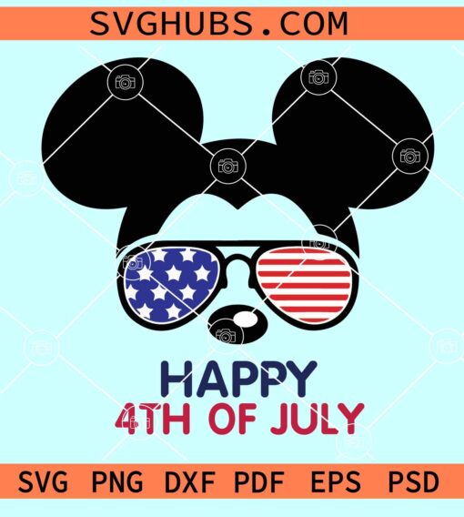 Mickey Mouse 4th of July SVG, Patriotic Mickey SVG, Disney 4th of July Svg