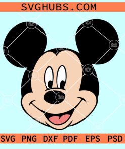 Mickey Mouse head svg, Disney Mickey svg, outline Mickey Mouse svg