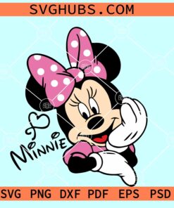 Minnie Mouse Autograph SVG, Minnie Mouse SVG