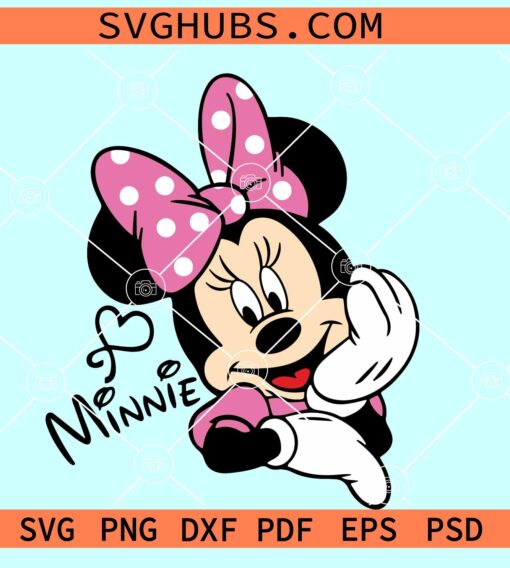 Minnie Mouse Autograph SVG, Minnie Mouse SVG