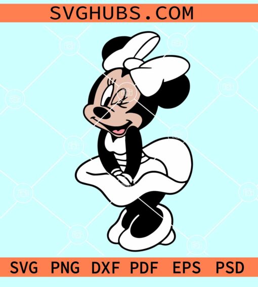 Minnie mouse dress SVG, Minnie Mouse SVG PNG, Disney Minnie Mouse SVG