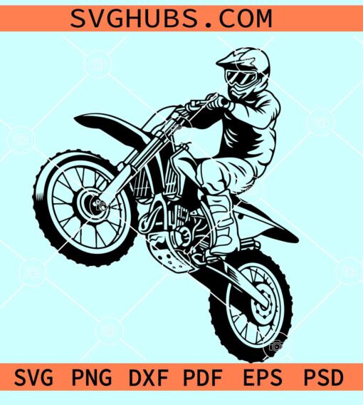 Motocross bike SVG, Motocross SVG, dirt bike svg, motocross moto svg