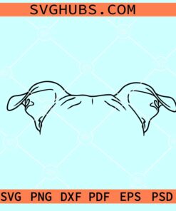 Pit Bull Dog Ear Outline SVG, Pit Bull SVG, Pit Bull dog breed svg, , Pit Bull dog breed svg file