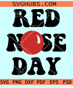 Red nose day SVG, red nose day logo svg, red nose day 2023 svg